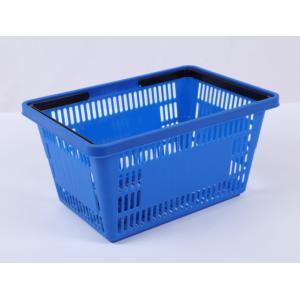 Buy cheap Stackable Grocery Hand Baskets 21L Plastic Carry Basket With Handle from wholesalers