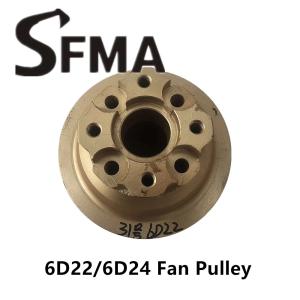 Buy cheap 4 Groove OD209 Pump 6D24 Engine Fan Pulley from wholesalers