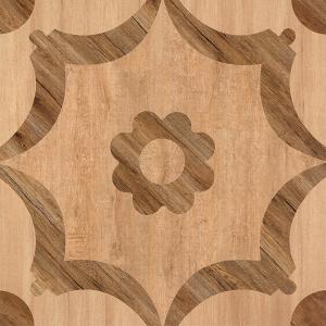 Buy cheap Matte Finish  600*600 Rustic Wood Look Ceramic Tile  Flower Design In Bathroom Floor from wholesalers