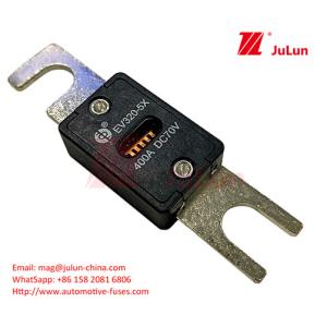 EV320-5C-225A-N 70VDC Custom Logo Automotive Blade Fuses Screw Plug In M6 M8