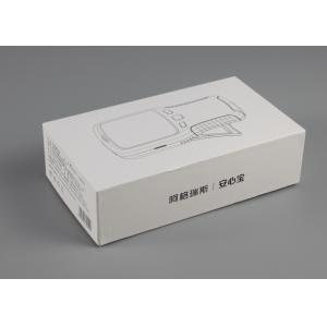 White Paper Printed Packaging Boxes Laminated 75GSM Paper WIth Matte Finish