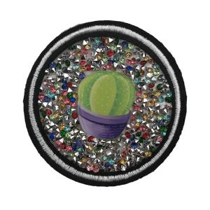 Buy cheap Durable Rhinestone Applique Patches Self Adhesive Hook & Loop Backing from wholesalers