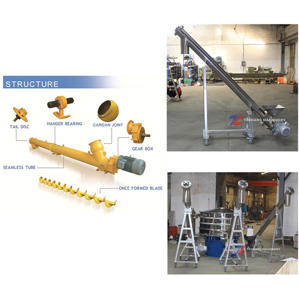 Quality Chinese Stainless Steel Hopper Screw Conveyor for sale