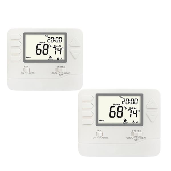 Single Stage Menu Drive Gas Configurable RF Programmable Room Thermostat 24V
