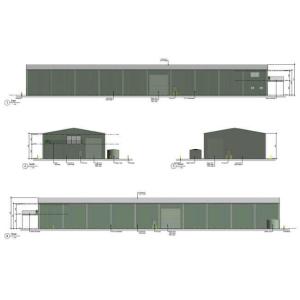 Buy cheap 12m Length Steel Frame Warehouse Construction Eps Cladding System from wholesalers