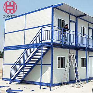 Zontop Double Stories Design Customized Size Modern House Prefabricated