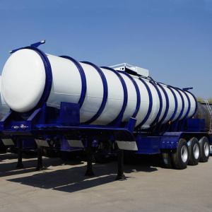 Buy cheap 20000L Transportation Hydrochloric Sulphuric Acid Tanker Trailer from wholesalers