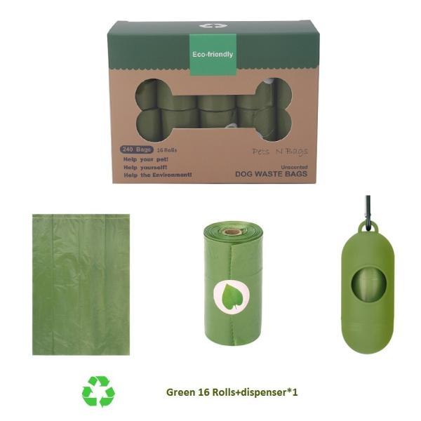 Portable Leakproof HDPE EPI Biodegradable Dog Poop Bags