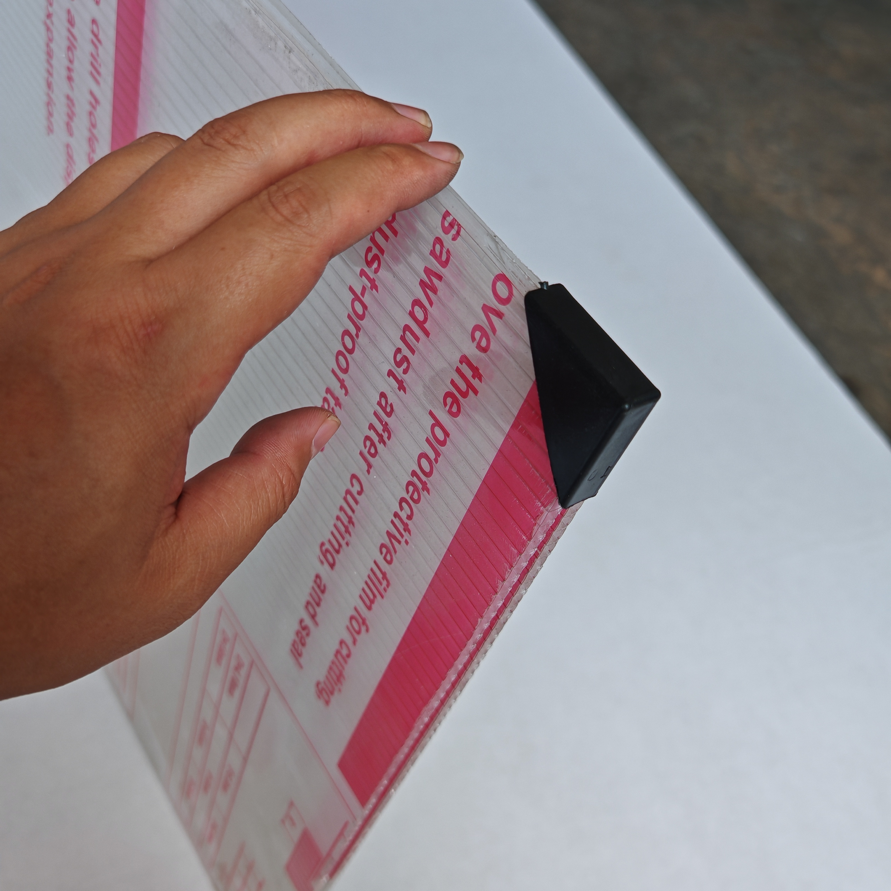 Buy cheap Modular DIY Canopy Plastic Frame amp Polycarbonate Panels with Integrated Gutter Ideal for Residential amp Commercial from wholesalers