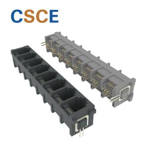 Buy cheap 8 Ports Female RJ11 Modular Connector 6 Pin 6 Contact For Telephone Device from wholesalers