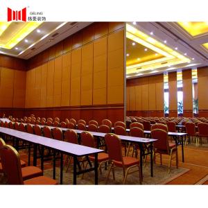 Buy cheap 12mm MDF Board Conference Room Folding Partition Wall 5500mm Height from wholesalers