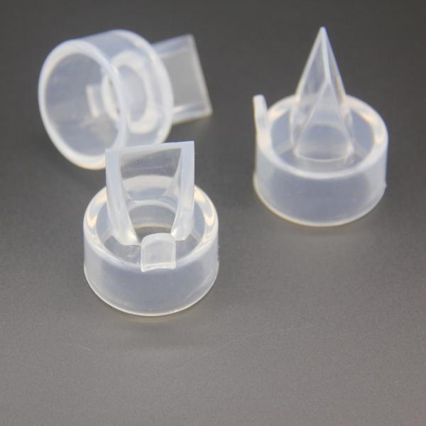 Quality Custom Silicone Duckbill Valve for Breast Pump Transparent for sale