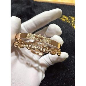 Buy cheap   diamonds of double ring bracelet 18kt gold  with white gold or yellow gold from wholesalers