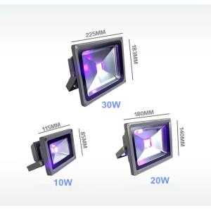 Buy cheap RoHS Certificate Blacklight LED Flood Light 405nm 500mm Emitting Distance from wholesalers