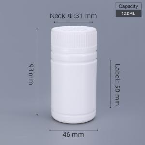 lightweight 120ml Plastic Pill Bottle With Child Proof Lid