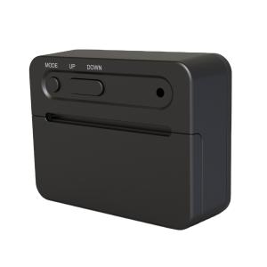 Battery-Operated Multifunction LCD Alarm Clock with RC Time Sync and Temperature