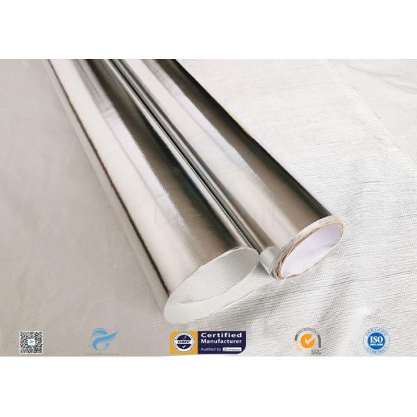 Quality Good Hermetic Laminated Aluminium Foil Fiberglass Fabric Smooth Surface for sale