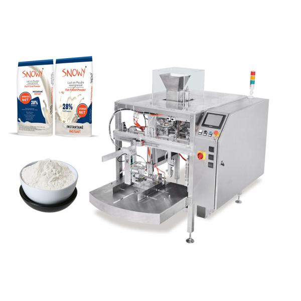 Quality Flour Milk Powder Packaging Machine Down Pouches Single Station Machine for sale