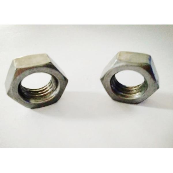 Buy cheap High Precision GB52 Thin Hex Nuts , M14x2 Lug Nuts Primary Color For Rail Transit from wholesalers