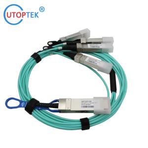 40G QSFP+ to 4x10G SFP+ AOC Cable OM3 1m/3m/5m/15m/50m/100m Customized 40G AOC