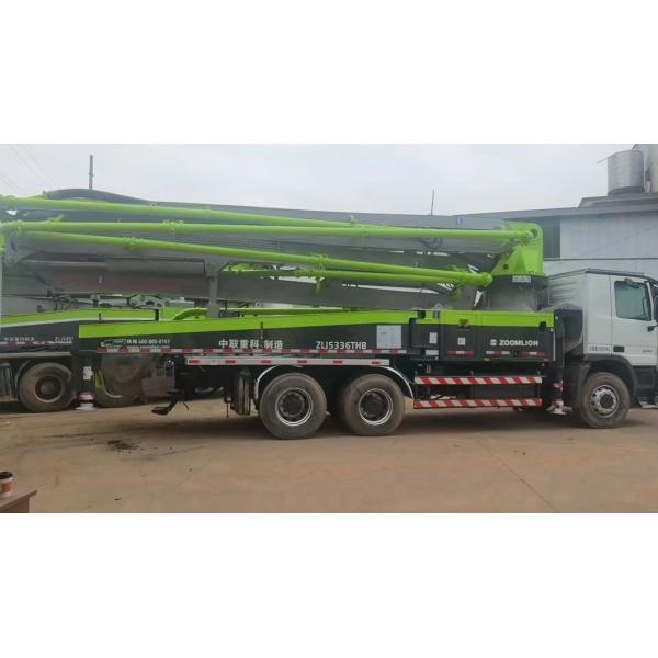 2013 Zoomlion 47m Used Concrete Boom Pump Truck on Benz