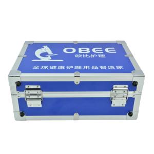 Buy cheap Blue Aluminum Carrying Case With Shoulder Strap Foam Insert from wholesalers