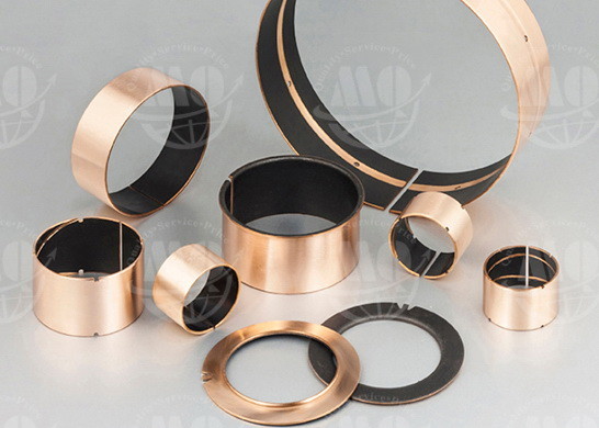 Buy cheap Bronze Backing Oil Free Graphite Impregnated Bushings Customised Material from wholesalers