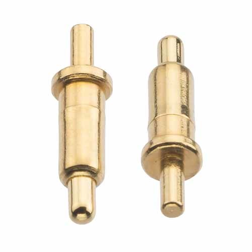Gold plated over Nickel plating straight DIP mounting Spring Loaded Contact with