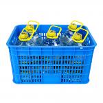 Buy cheap Food Grade Plastic Stackable Basket Mesh Crate for Vegetable Storage Vented Turnover from wholesalers