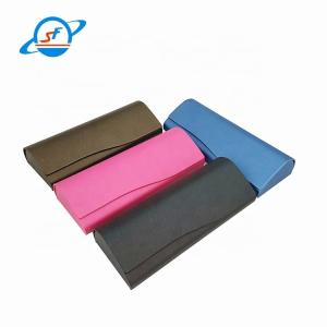 Buy cheap Lightweight Handmade PU Leather Foldable Eyeglass Case Wear Resistance from wholesalers