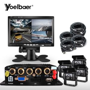 Buy cheap 3G 4G GPS WiFI Car Mobile DVR 720P MDVR H.264 for School Bus Monitoring System from wholesalers