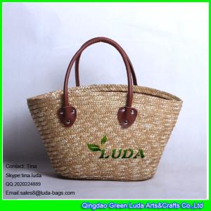Buy cheap LUDA Natural Straw Handbags Pliated Women Wheat Straw Bag from wholesalers