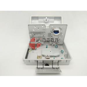 Buy cheap 24 Ports Fiber Access Terminal Box with SC/UPC adapter Pigtails , 1*8 1*16 Splitter Distribution Box White from wholesalers