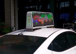 Advertising Led Taxi Roof Sign , Digital 5mm Taxi Top Led Screen IP65 Protection