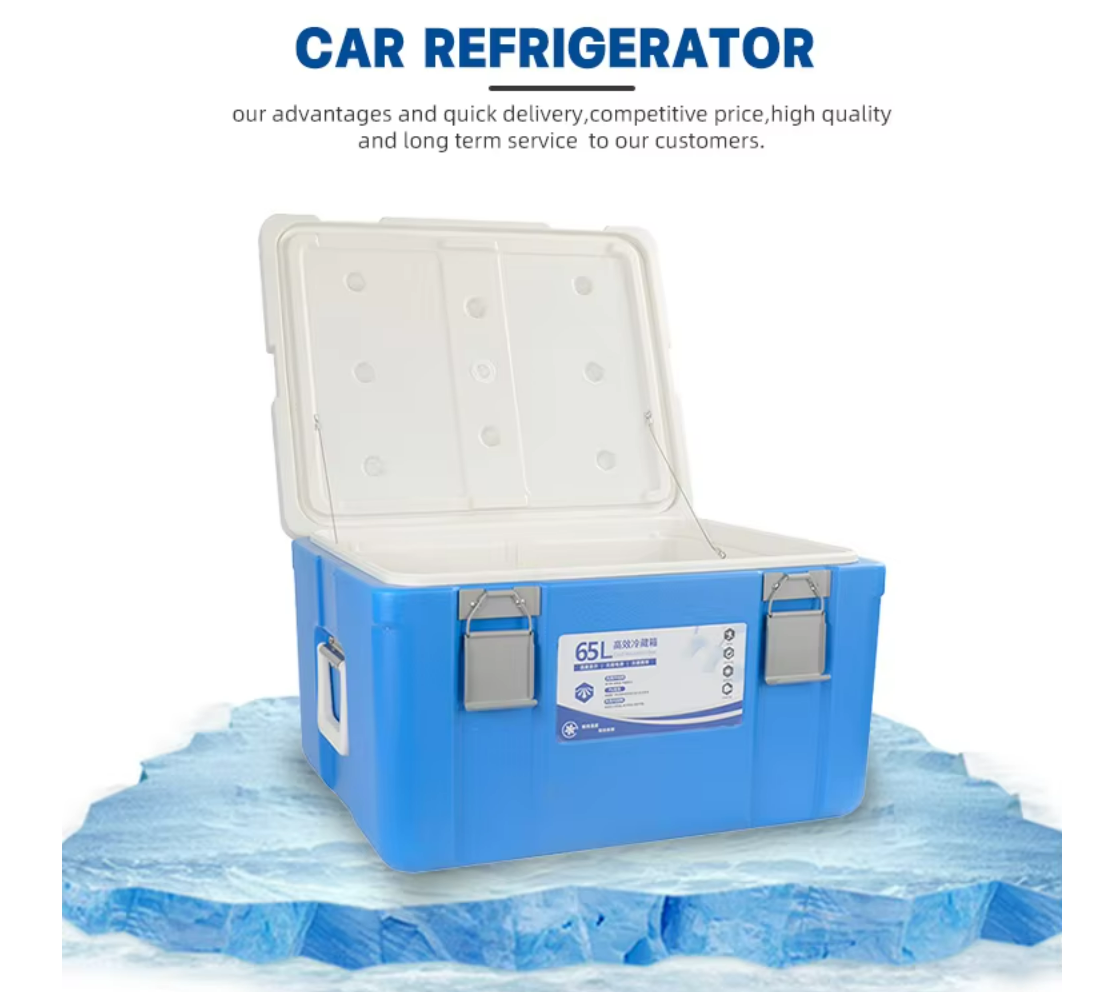 Buy cheap Blue Ice Cooler Box 65L Volume with 36~48h Cold Storage Time and 8kg Single Gross Weight for Camping and Picnics from wholesalers