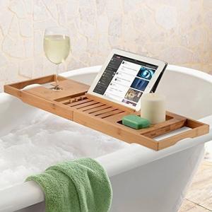 Buy cheap Sustainable Extendable Bath Tray Bamboo Bathroom Caddy Extra Large from wholesalers