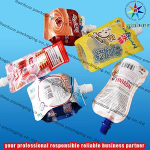 Buy cheap juice spout pouch packaging with bottom gusset product