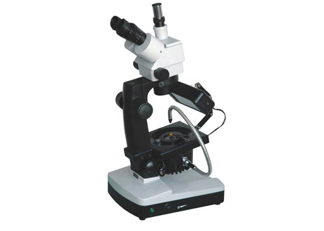 Buy cheap Jewelry Identification Dark Field Microscope With Camera Gemological Polarizing Gem from wholesalers