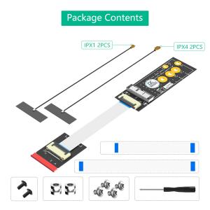 Buy cheap BCM94360CD/BCM94360CS2/BCM943224PCIEBT2 Card To M.2 Key A/E Cable For Mac OS and and Hackintosh from wholesalers