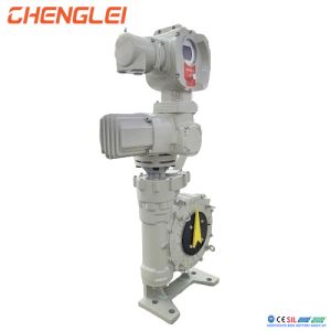 Buy cheap Chenglei DQ Series 80000N.m Torque Adjustable Speed Intelligent On-Off Electric Valve Actuator with Gear Box from wholesalers