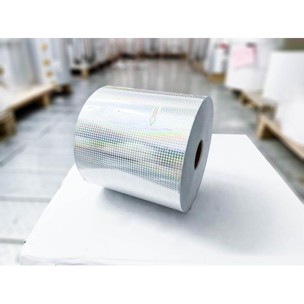 Quality Acrylic Glue Transparent Holographic Adhesive Film laser Holographic Thermal Labels for sale