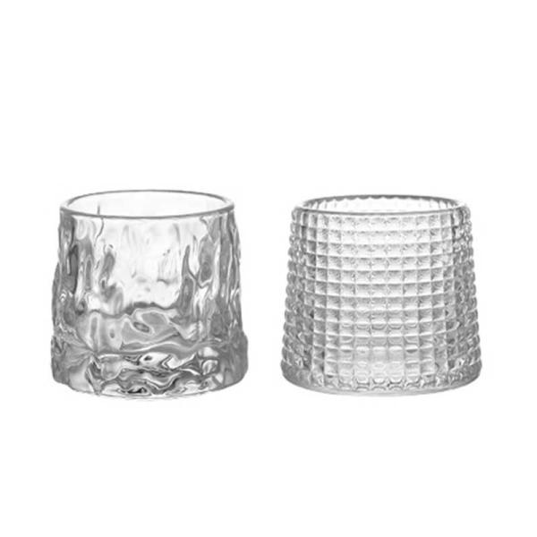 Quality Borosilicate Clear Cylinder Crystal Whisky Glass Cup 170ml for sale