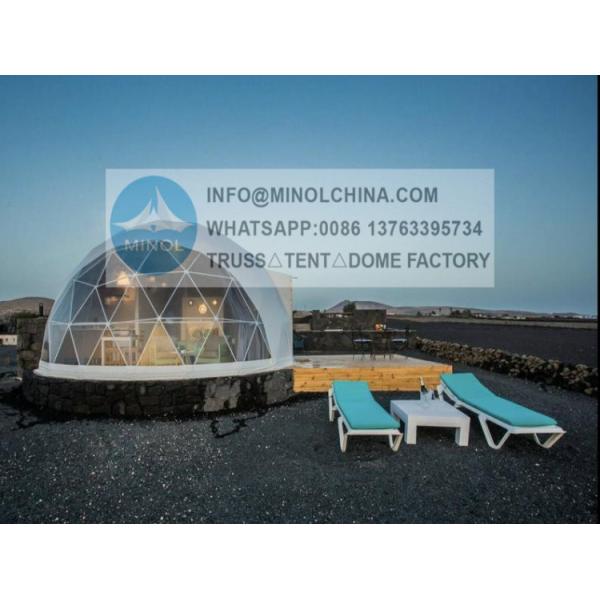 Quality HotDIP Galvanized Geo Tent Dome With Heat Proof Aluminium Layer for sale