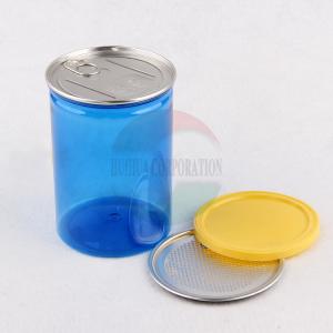 Buy cheap Sealable Jar Wide Mouth With Aluminum Lid And PE Lids Nuts And Cookies Storage Containers Candy And Snack Jar Transparent Food Grade Jam Jar Plastic from wholesalers