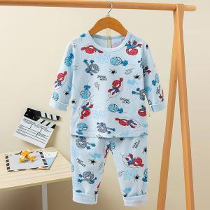Buy cheap Autumn Children printed pyjama set Full Flower Long Pyjamas Set from wholesalers