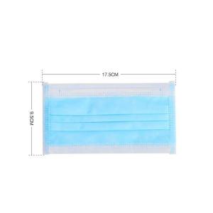 Buy cheap Disposable Non Woven Fabric Mask Foldable With Adjustable Nose Clip from wholesalers