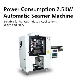 China Power Consumption 2.5KW Automatic Seamer Machine Suitable for Various Industry Applications Featuring White and Black on sale