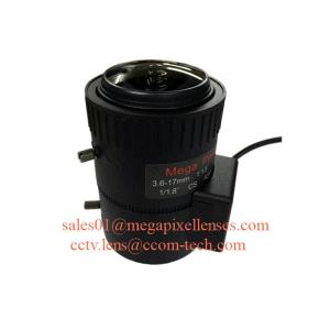 Buy cheap 1/1.8" 3.6-17mm F1.5 3MP/6MP/4K CS Mount DC Auto IRIS Manual Zoom IR Vari-focal Lens for IMX185/IMX178 from wholesalers