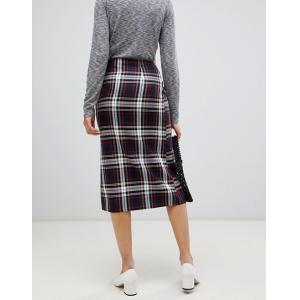 Buy cheap 2019 fashionable new arrival tartan with zip detail midi skirt from wholesalers