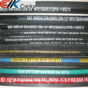 Buy cheap SAE J517 R1AT R2AT steel wire braid hydraulic hose from wholesalers
